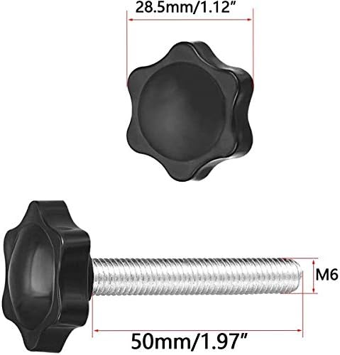 5pcs m6x50 estrela maça