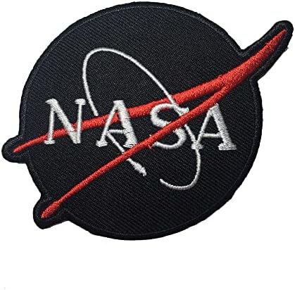 Kanin Nasa Black Patch Bordado Ferro bordado em patches space Patch costurado em patches oficiais de bordado de bordado emblema