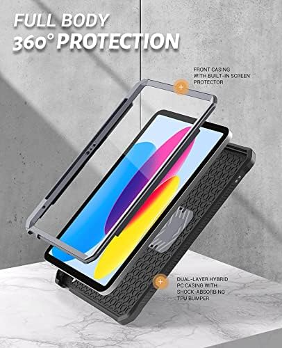 Tablet PC Protection Case compatível com iPad 10th Generation 10.9 2022 Liberdade Liberada Caso de proteção à prova