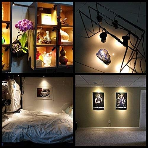 XKING 12PCS/SET Dimmable LED1.5W 12VDC Mini Spotlight Jewelry Showcase Iluminação de luminária de luminária preta Montagem da superfície