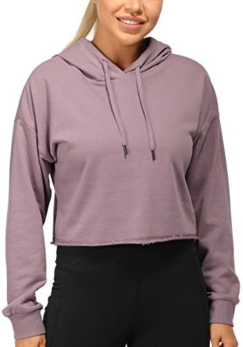 moletons de treino de gelo para mulheres - pullover de exercício de capuz de manga comprida