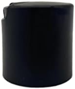 Fazendas naturais 3 Pacote 4oz - Cosmo Puro Garrafas de plástico preto Cap - para óleos essenciais, perfumes, produtos de limpeza feitos