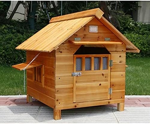 Teerwere Outdoor Fir-Tree Dog House Kennel Impermeável e à prova de vazamentos CAGA DOM MEIA E CASA PEQUENA com portas e janelas canil de cachorro