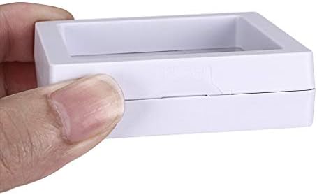 Skelang 10-Pack 3D Flutuante Exibir caixa da caixa de exibição Stand Stand Holder Suspension Frame para moedas de
