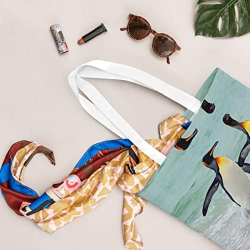 Moliae Ocean Tropical Island Canvas Tote Bag para mulheres, sacolas de supermercado reutilizáveis, para fazer compras, aniversário