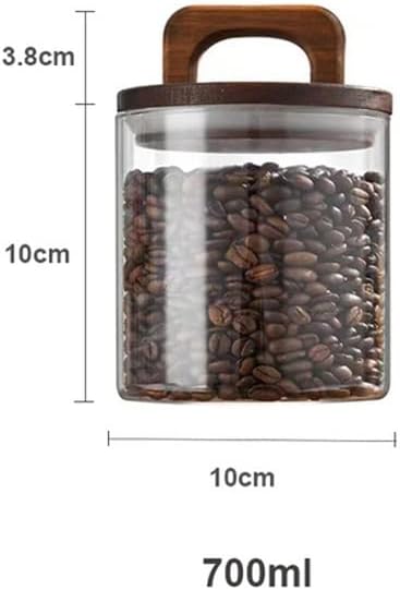 PBKinkm Coffee Bean Kitchen Storage Jars selado Candy Jar Organizador