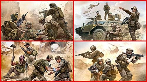 Bundle lote of modern wars série 4 kits de plástico 1/35 caixa mestre