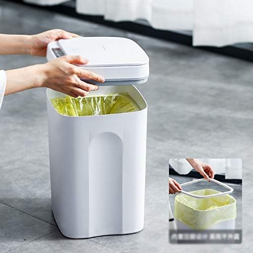 WXXGY Lixo inteligente pode sensor automático de poeira sensor inteligente lixo lixo de lixo de lixo elétrico para o lixo de banheiro de cozinha/12l