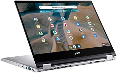 Acer Chromebook Laptop Screen 2in1 | 8 GB de RAM 128 GB de armazenamento | 14 em FHD IPS Display | Google Chrome OS | AMD RYZEN3 3250C | Teclado de retroiluminação | USB tipo C | Wi-fi sem fio | pano