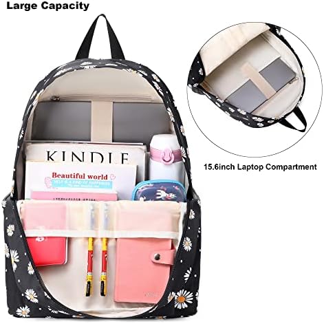 Mochila da Escola Daisy para meninas femininas, bolsas escolares collge bookbags laptop mochilas para crianças adultos adultos