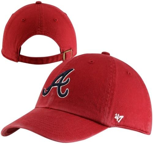 MLB Atlanta Braves Men's Clean Up Cap, Red