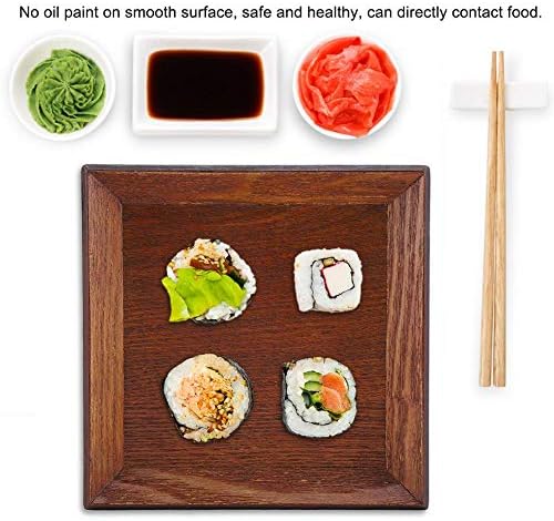 Mavis Laven Food Servando Bandeja Quadrada de Sushi Dishi Dish Servando Bandeja para Restaurante Home Tableware