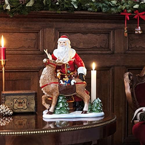 Villeroy & Boch Christmas Toys Memory Papai Noel com veado, 23,5 cm / 0,33 L, branco