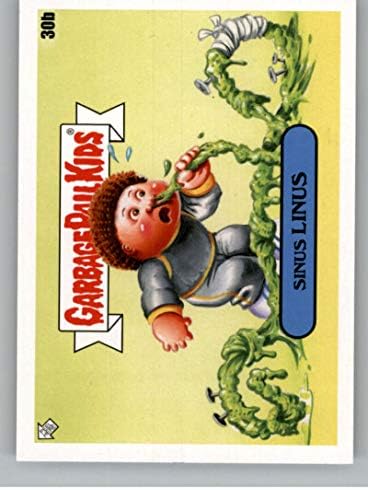 2020 Topps Garbage Bail Kids 35th Anniversary Series 2#30B Card de Negociação Sinus Linus