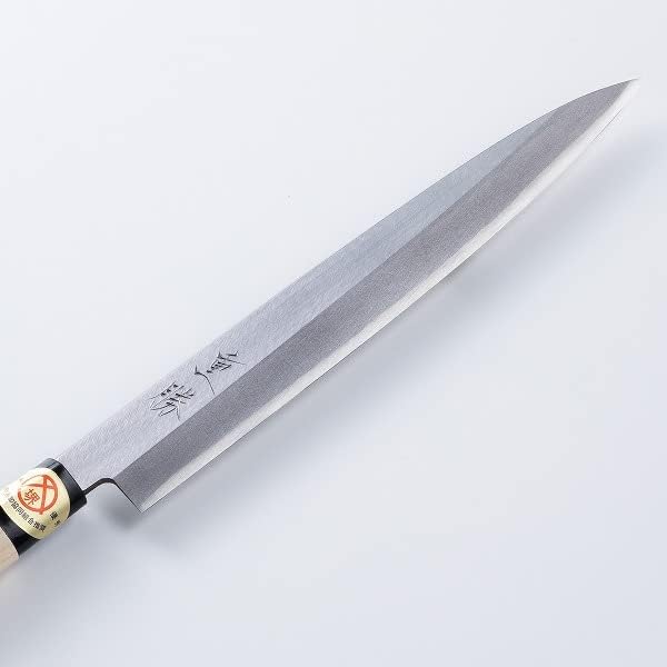 Honmamon Sakai Shigekatsu Sashimi Hocho 240mm para o lado direito, borda da lâmina: SK Material