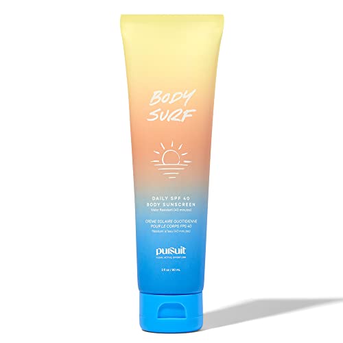 Pursuit Body Surf SPF 40 Protetor solar corporal Loção de protetor solar leve com óleo de aloe vera, alantoína, abacate e