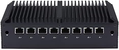 Inuomicro Dual Core Firewall Hardware Hardware Sem Fan 8 I225V 2.5G LAN N4305L8 com processador 4305U a bordo, 2,2 GHz,