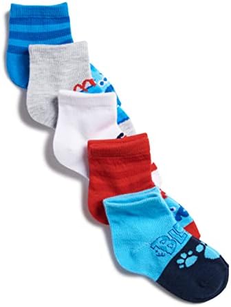 Pistas de Nickelodeon Girls Blue e You 5 Pack Shorty Socks