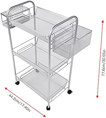 Ferramenta de desenho Carrinho, carrinho portátil resistente à ferrugem para a sala de pintura para casa para estúdio