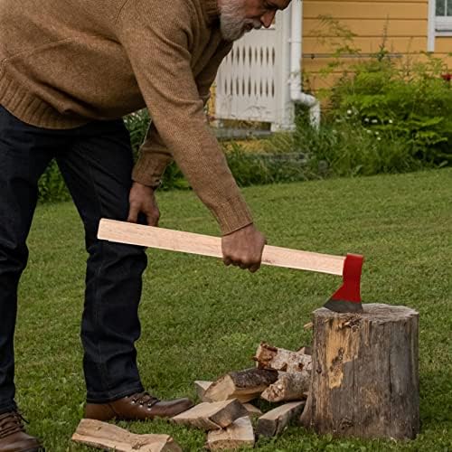 Manuseda de substituição de 2pcs para a machada de hatchet de reposição de madeira para acampamento machado khaki