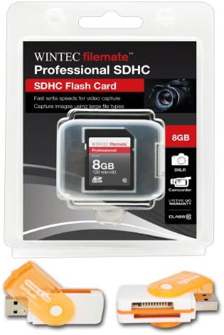 8 GB CLASSE 10 SDHC Equipe de alta velocidade cartão de memória 20MB/s. Cartão mais rápido do mercado para Câmera Panasonic LUMIX DMC-ZS1 DMC-ZS3. Um adaptador USB de alta velocidade gratuito está incluído. Vem com.