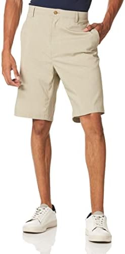 PGA Tour Men Front Front Heather Golf Short com cintura ativa