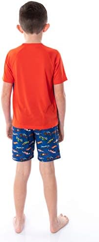 Intimo Hot Wheels Cars Pijama da equipe de pijama de menino camisa de manga curta e shorts 2 PC PJS Sleepwear Pijama Conjunto