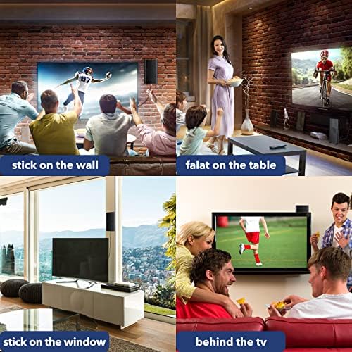 Antena de TV Taope, antena HD para TV Indoor, Antena de TV para TV inteligente, antena digital de longa distância de 380