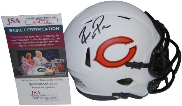 Ryan Poles assinou Mini Capacete de Futebol Lunar JSA AJ47757 - Capacetes NFL autografados