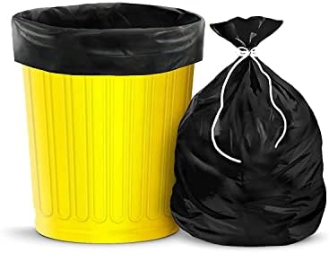Efinito - Sacos de lixo biodegradáveis ​​17 x 19 polegadas 180 bolsas bolsas de lixo/saco de lixo - cor preta