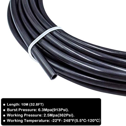 Tubo de nylon pneumático beduan 1/4 od saej844 linha de ar tubulação de mangueira de nylon para sistema de freio de ar ou transferência