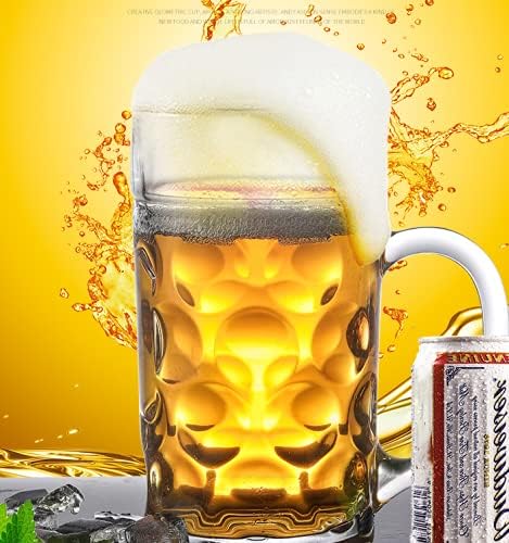 Dodouna House Housed Beer Caneca com Handle líquida criativa Red Water Water Canek Bar super grande capacidade Draft cerveja Coventa