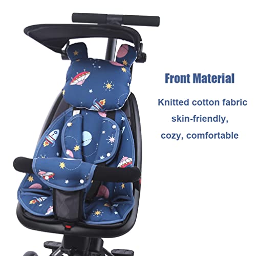 Inserção de assento de carro Carripto de bebê Lineador de assento Cabeça e suporte para o corpo Almofada Costo de cinto universo