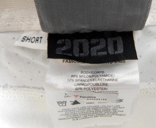 2020 Philadelphia Eagles Nate Herbig 67 Game usou calças brancas 44 DP40153 - Equipamento usado do jogo