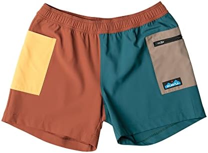 Kavu Leilani shorts secos rápidos com bolsos de malha, cintura elástica