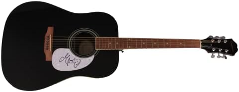 Adam Sandler assinou autógrafo em tamanho grande Gibson Epiphone Acoustic Guitar w/ JSA Autenticação - Saturday Night Live Funnyman,