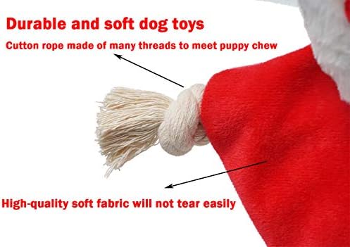 Brinquedos de cães da Uniwiland para mastigadores agressivos, brinquedos de cachorro enrugados sem coisas para cachorros para cachorros, mastigam brinquedos com corda para cães médios pequenos
