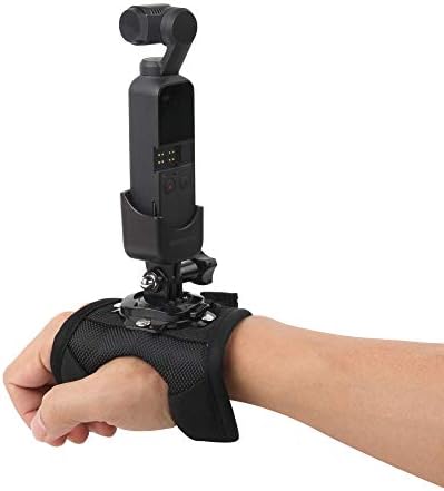 Faixa de pulso + adaptador para DJI OSMO Pocket Gimbal Câmera, peças de cinta de mão Anti-Skid ajustável