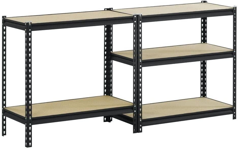 Yesbtx 4000lb Max Comercial Storage 5 Camadas rack, prateleira ajustável de multifuncional industrial, armário de