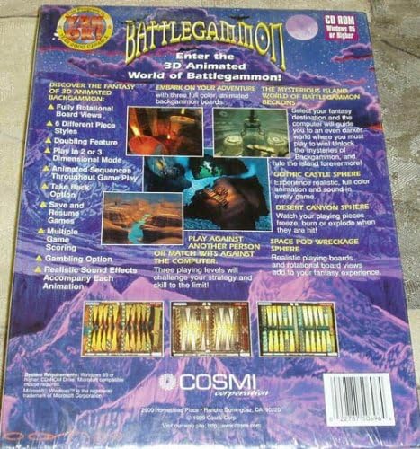 Battlegammon Descubra a fantasia do Backgammon animado 3D