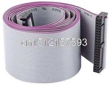 Parafuso 2,54mm Pitch 40pin f/f conector IDC placa -mãe Cabo de fita plana 148cm