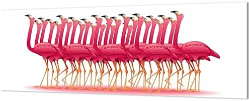 Kits de pintura de arte de diamante ZGMAXCL DIY para adultos Drill Full Round Flamingo Gem Tamanho Grande Decoração de Wall Decor