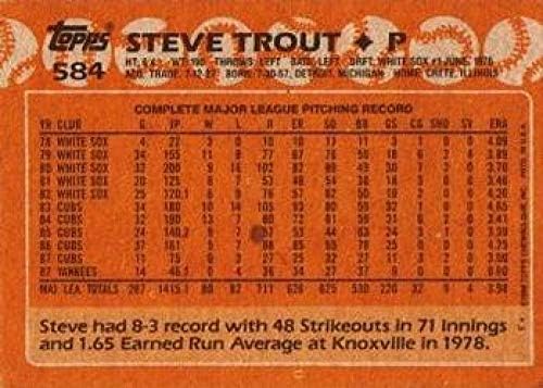 1988 Topps 584 Steve Trout