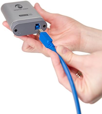 DVI2USB 3.0 - DVI portátil para USB Video Grabber para capturar vídeo de qualquer dispositivo com um sinal DVI, VGA ou HDMI até 60 fps