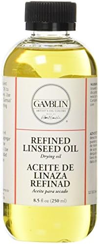 Gamblin 8,5 oz de óleo de linhaça refinado