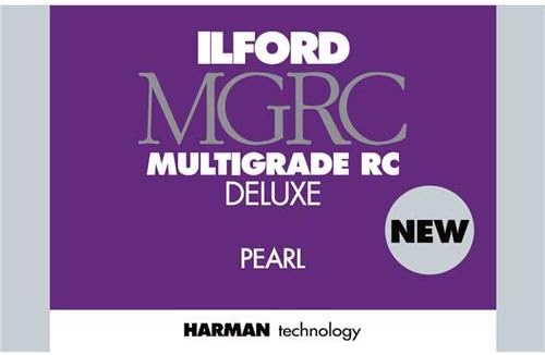 Ilford Multigrado V RC Deluxe Pearl Surface Black & White Foto Papel, 190GSM, 8x10, 50 folhas