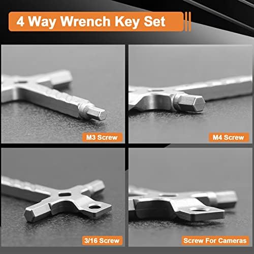 Ferramenta de dobragem fácil de capuz Conjunto com operador de câmera da chave inglesa com chave de chave transversal Multi-Tool para
