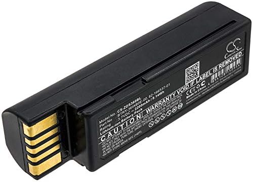 Bateria de substituição para Zebra DS3600, DS3678, EVM, LI3600, LI3678, LS3600, LS3678