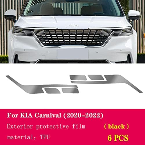 FILTE DE PROTEÇÃO DE PROTEÇÃO DA TPU ANTI-RURCH DE CARRO GZGZ, para Kia Carnival 2020-2022