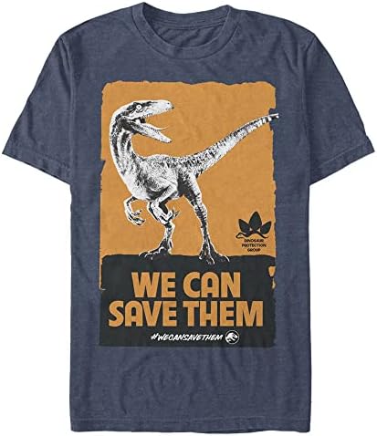 Jurassic Park Men's Big & Tall. Podemos salvar a camiseta
